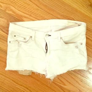 Rag and Bone white shorts